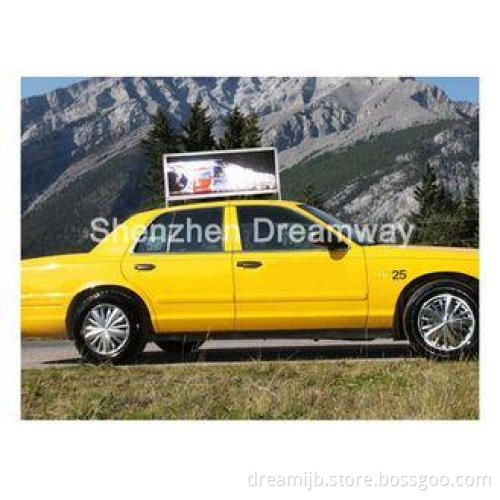 P5 RGB SMD 3528 Outdoor Taxi LED Display Double Side Advert